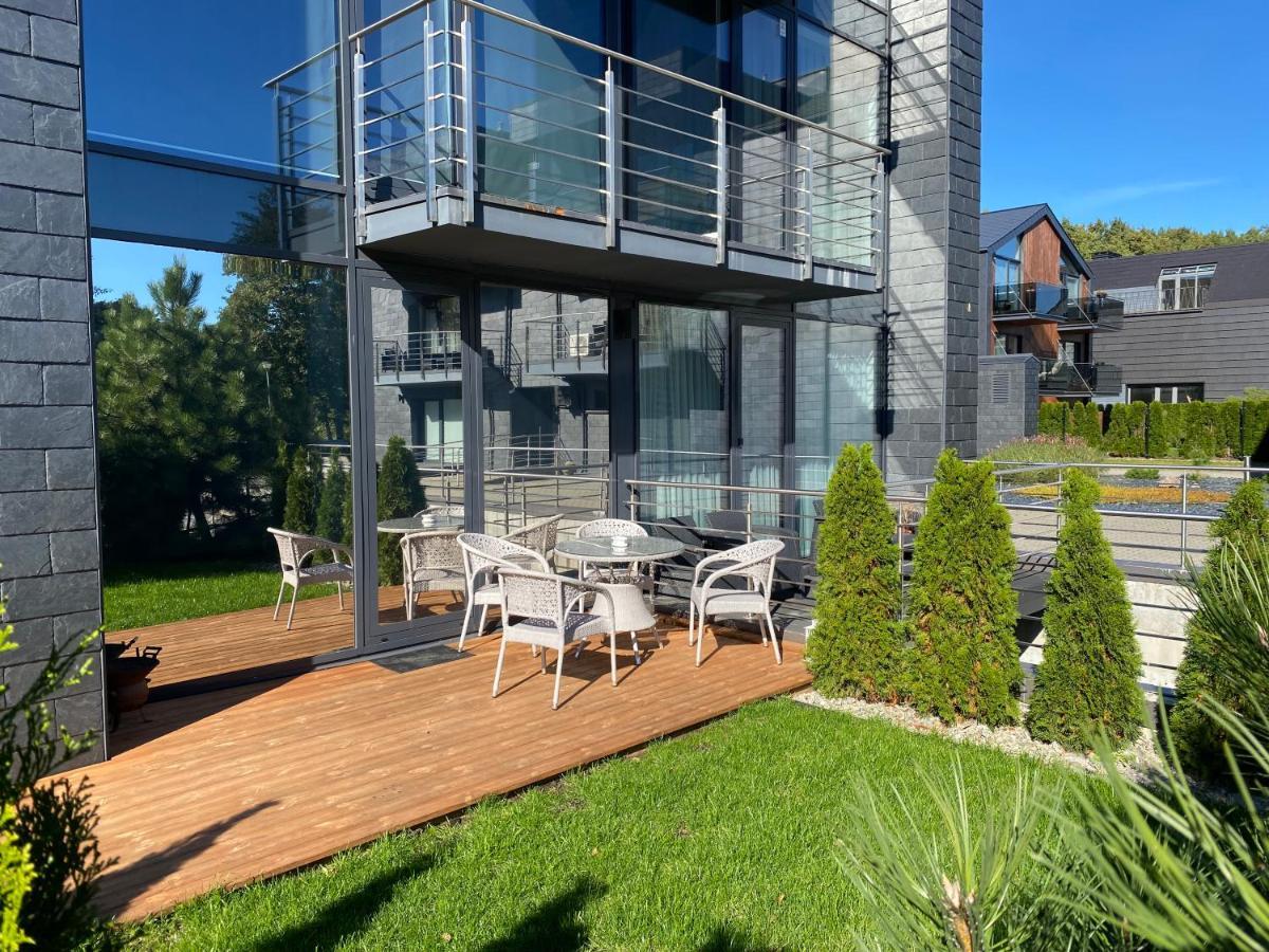 Smilciu Trio Keturvieciai Apartamentai Su Terasa Palanga Bagian luar foto
